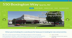 Desktop Screenshot of 550boxington.com